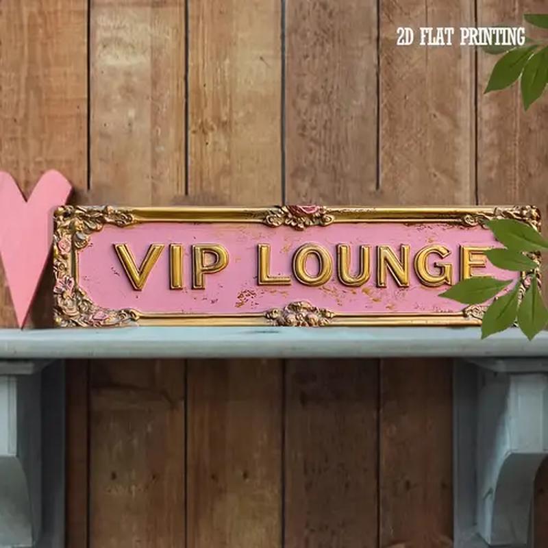 Plaque Métallique 2D Plate - S - Home Bar Lounge avis et prix
